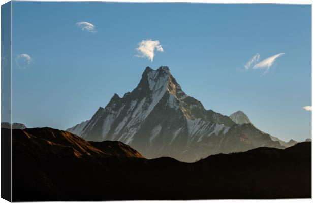 Mount Fishtail  Canvas Print by Ambir Tolang