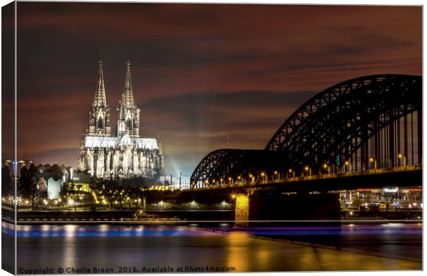 Cologne gothic cathedral Canvas Print by Ankor Light