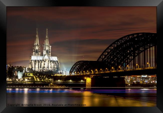 Cologne gothic cathedral Framed Print by Ankor Light