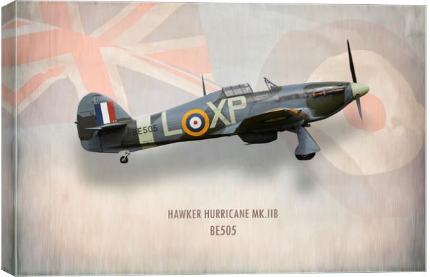Hawker Hurricane Mk.IIB BE505 Canvas Print by J Biggadike