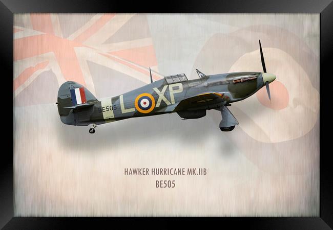Hawker Hurricane Mk.IIB BE505 Framed Print by J Biggadike