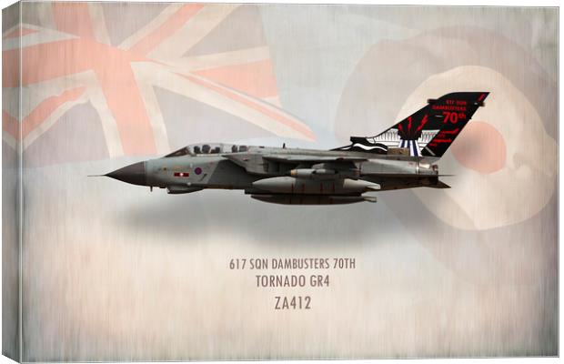 Dambusters Tornado GR4 ZA412 Canvas Print by J Biggadike