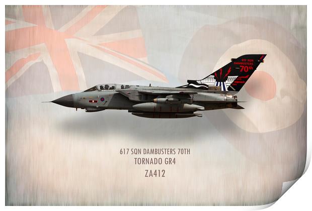 Dambusters Tornado GR4 ZA412 Print by J Biggadike
