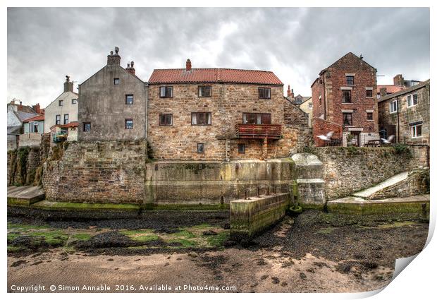 Staithes Architecture Print by Simon Annable