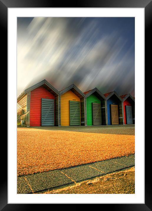 Beautiful Beach Huts Framed Mounted Print by Toon Photography