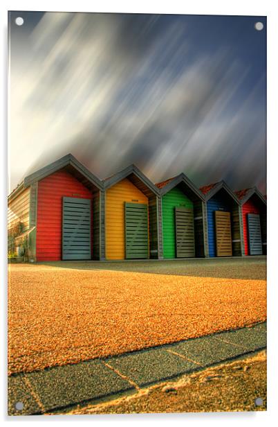 Beautiful Beach Huts Acrylic by Toon Photography