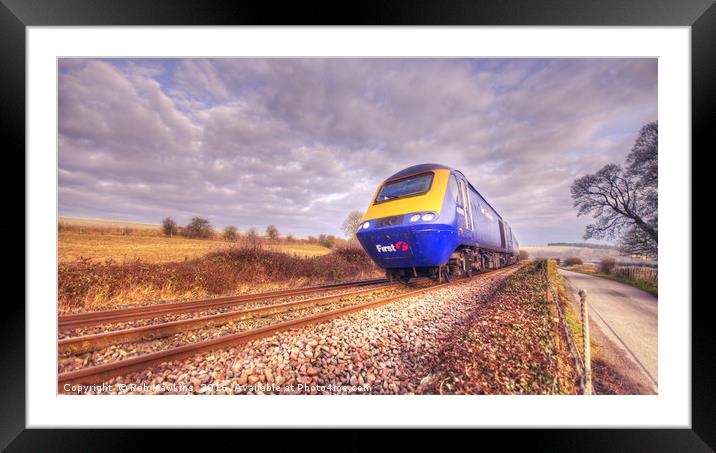 HST at Crofton  Framed Mounted Print by Rob Hawkins
