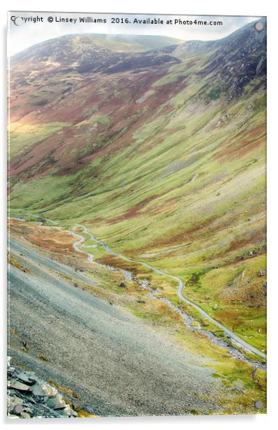 Honister Pass Acrylic by Linsey Williams