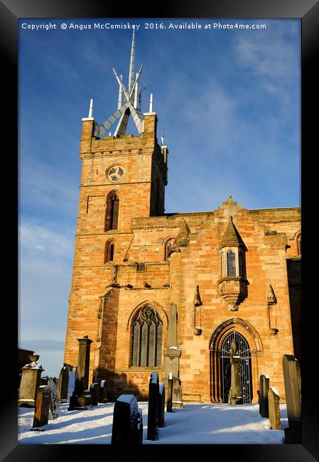 St Michael's Parish Church Linlithgow Framed Print by Angus McComiskey