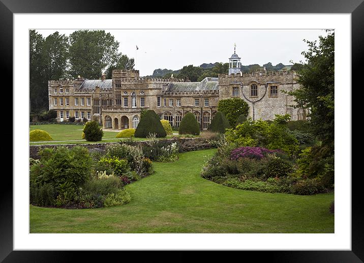 Forde Abbey Framed Mounted Print by les tobin