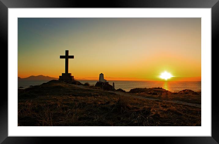 Enchanting Sundown at Llanddwyn Framed Mounted Print by Graham Parry