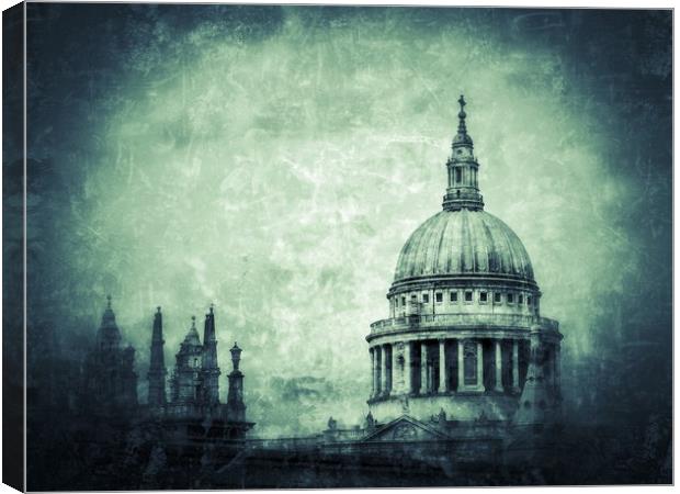 St Pauls         Canvas Print by Victor Burnside