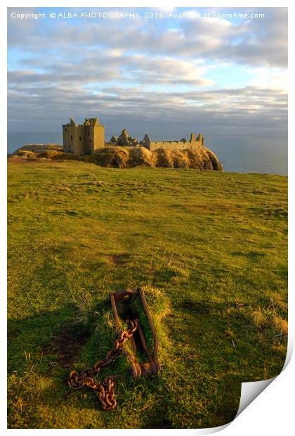 Dunnottar Castle, Stonehaven, Scotland. Print by ALBA PHOTOGRAPHY