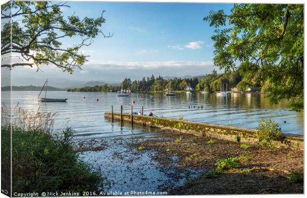 Windermere from Miller Ground Lake District  Canvas Print by Nick Jenkins