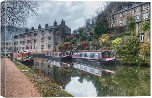 The Canal Canvas Print by Irene Burdell