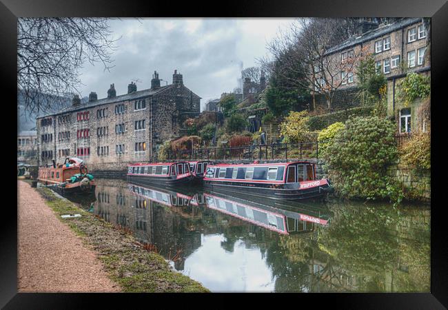 The Canal Framed Print by Irene Burdell