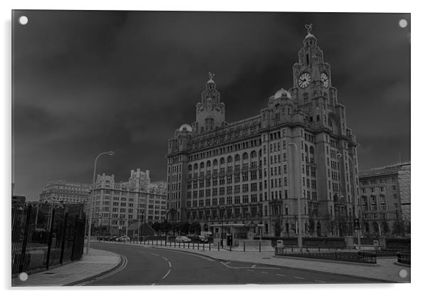 Liver Building Acrylic by les tobin