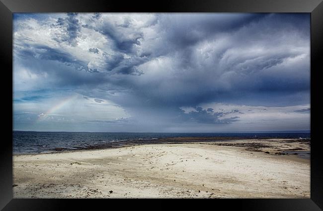 Summer Storm at Jervis Bay Framed Print by Alison Johnston