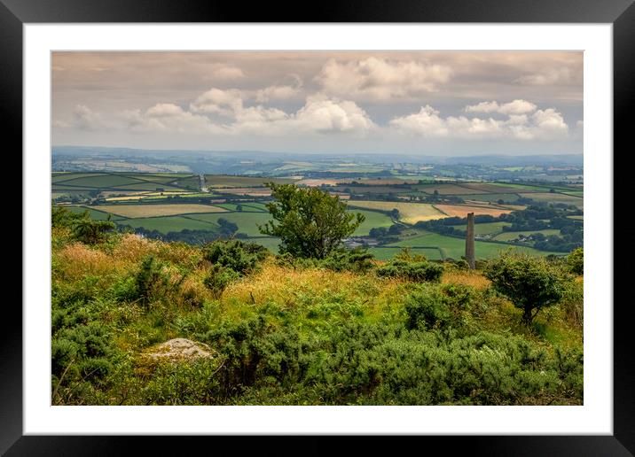 Kit Hill, Cornwall, UK Framed Mounted Print by Mark Llewellyn