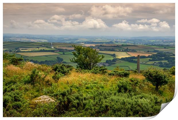 Kit Hill, Cornwall, UK Print by Mark Llewellyn