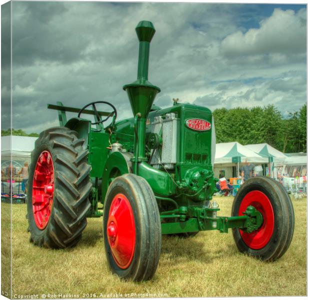 The Marshall Tractor  Canvas Print by Rob Hawkins