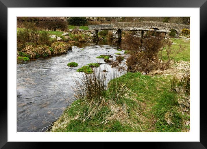 OLD AND UNEVEN Framed Mounted Print by andrew saxton