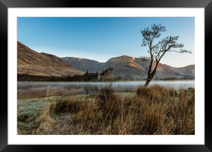 Loch Awe sunrise Framed Mounted Print by Kevin Ainslie
