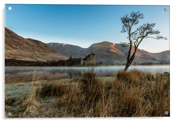 Loch Awe sunrise Acrylic by Kevin Ainslie