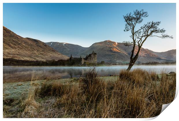 Loch Awe sunrise Print by Kevin Ainslie