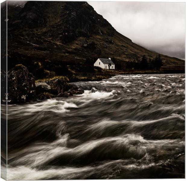 River Cottage Canvas Print by Kevin Ainslie