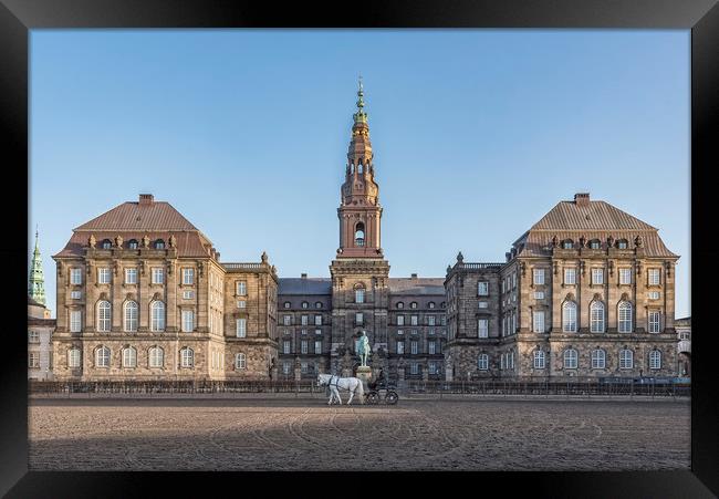 Copenhagen Christianborg Palace Framed Print by Antony McAulay
