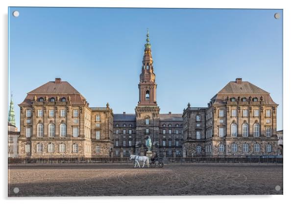 Copenhagen Christianborg Palace Acrylic by Antony McAulay