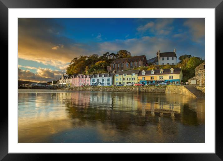 Portree Harbour Framed Mounted Print by Simon Booth