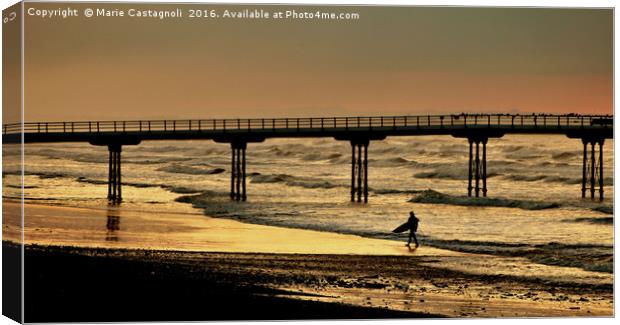  Another Day Another Surf Awaits Canvas Print by Marie Castagnoli