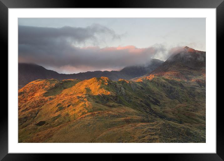 Crib Goch Framed Mounted Print by Rory Trappe