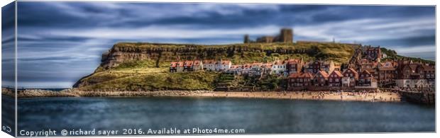 Toy Town Whitby Canvas Print by richard sayer