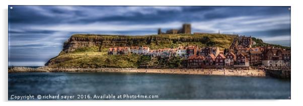 Toy Town Whitby Acrylic by richard sayer