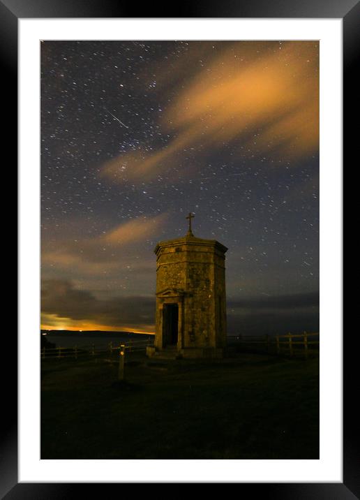 Night Time Tower Framed Mounted Print by Dave Bell