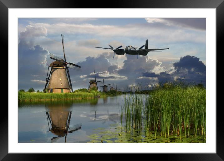 Mossie at the Mill Framed Mounted Print by J Biggadike