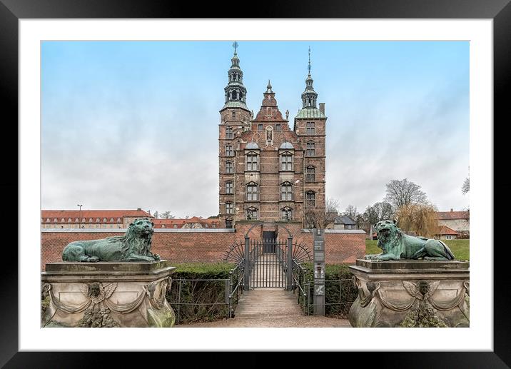 Copenhagen Rosenborg Castle Framed Mounted Print by Antony McAulay
