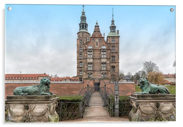Copenhagen Rosenborg Castle Acrylic by Antony McAulay