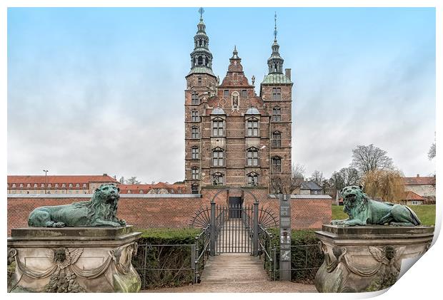 Copenhagen Rosenborg Castle Print by Antony McAulay