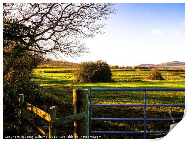 Cotswold Landscape Print by Jason Williams