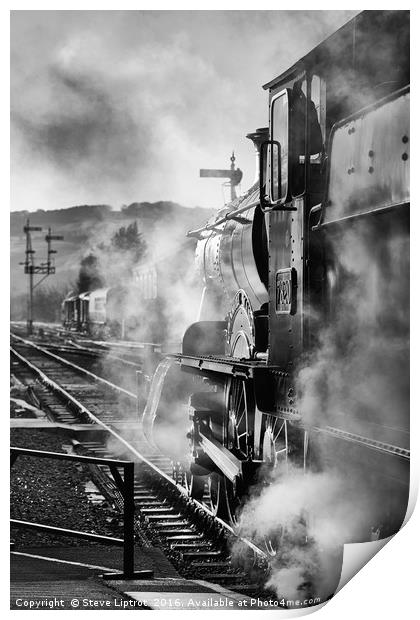 GWR 7800 Class No. 7820 Dinmore Manor Print by Steve Liptrot
