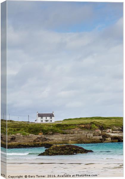 Port of Ness Portrait Canvas Print by Gary Turner