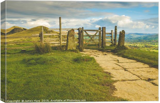 Mam Tor Canvas Print by James Hare
