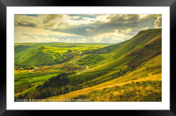 The Hope Valley  Framed Mounted Print by James Hare