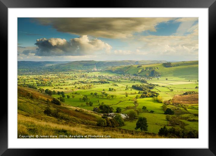 The hope Valley Framed Mounted Print by James Hare