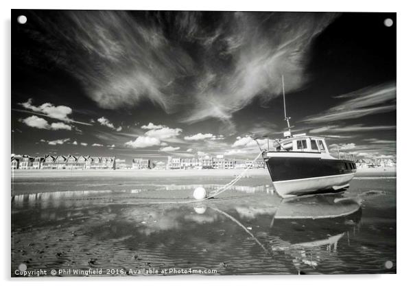 Thorpe  Bay Acrylic by Phil Wingfield