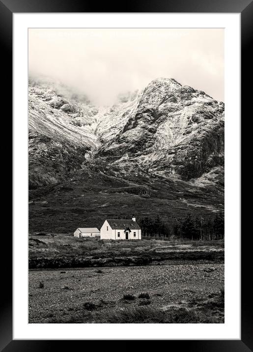 Lagangarbh Cottage  Framed Mounted Print by Sebastien Coell